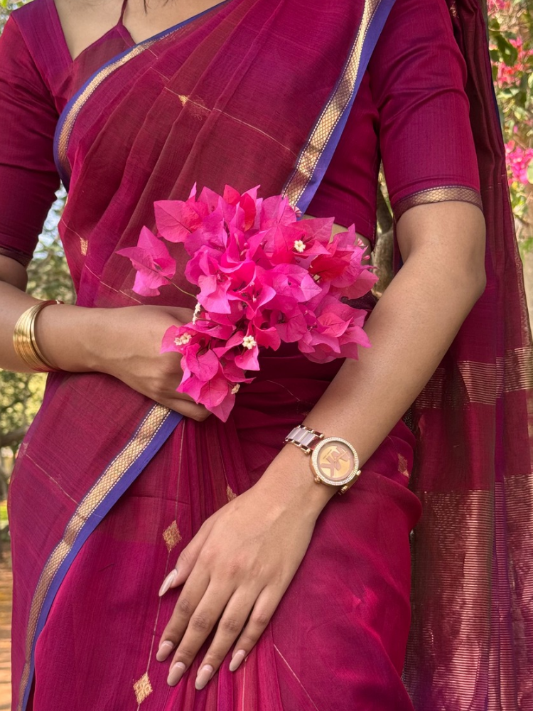 Bougainvillea Bloom Saree