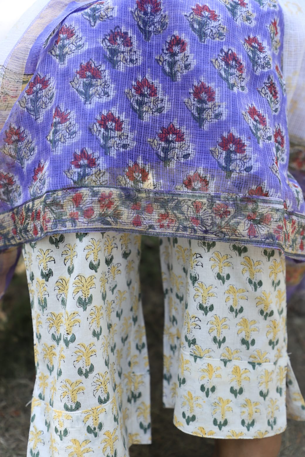 Garima pastel Kota Doria Saree