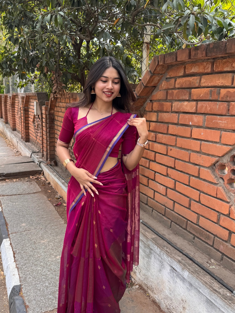 Bougainvillea Bloom Saree