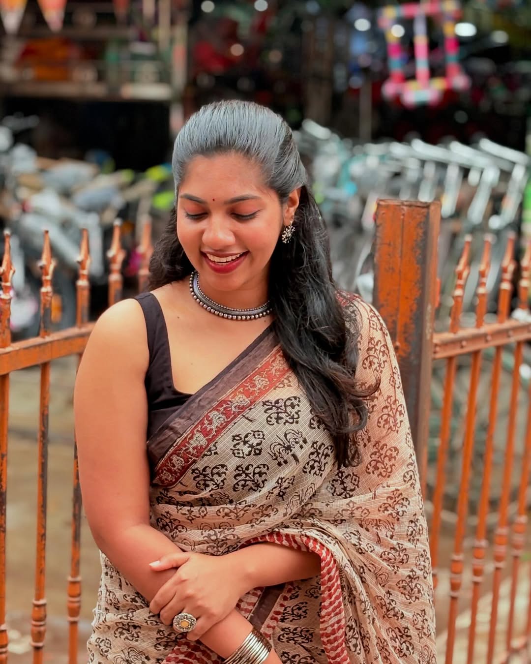 Rustic radiance kota doria saree