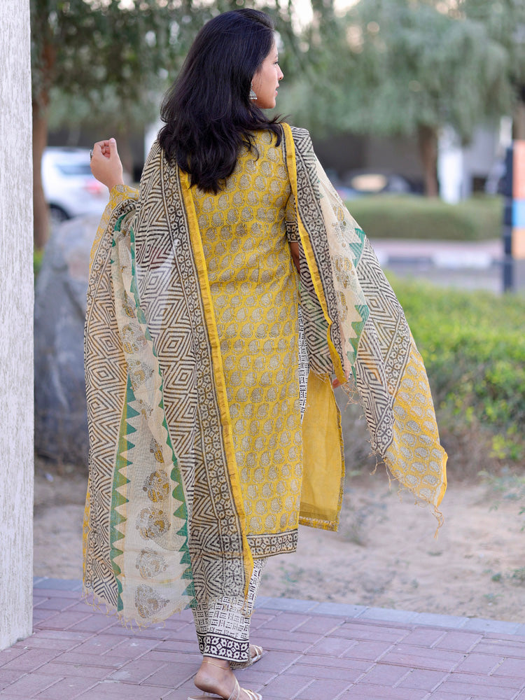 Haldi haze kota doria set